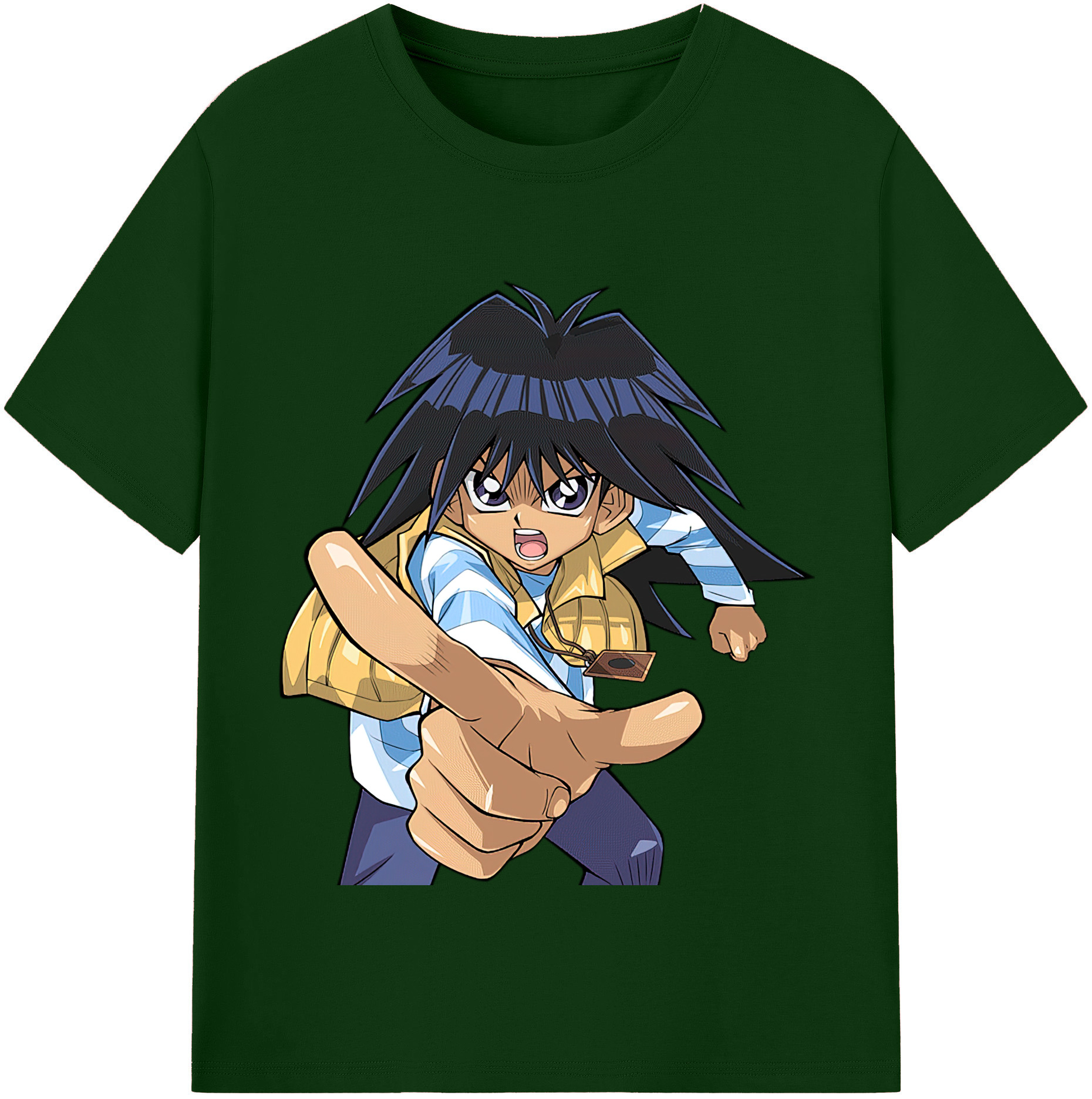 （画像用） 遊☆戯☆王 Yu-Gi-Oh! 綿100％半袖Tシャツ（フロントプリント）
